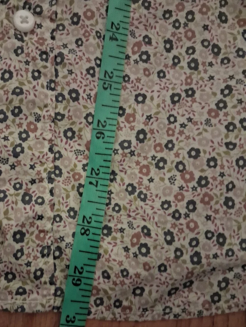 J. Crew Liberty Fabric Button Floral Shirt Short Sleeve Button Down Sz XL Boho